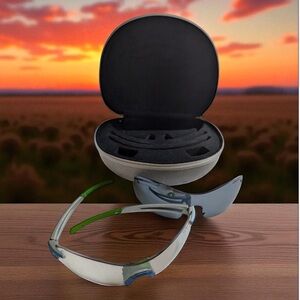 SMITH Black and Silver Mirrored Sunglasses V90 Pivlock With Extra Lenses